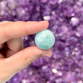 Larimar (Dolphin Stone) Sphere Orb - 20mm