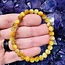 Golden Tigers Eye Bracelets (Honey Silky) - 6mm