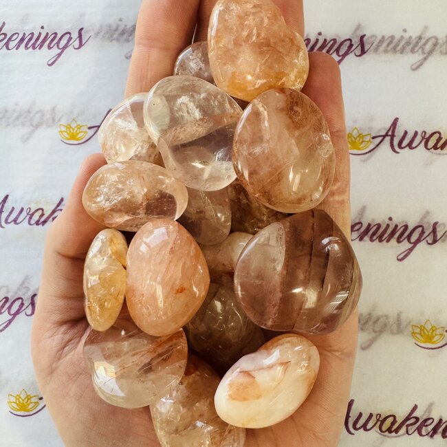 Fire Quartz (Red Hematoid) Hearts - Small (1")