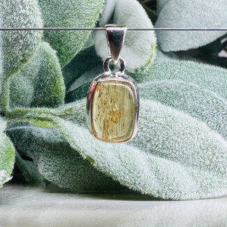 Imperial Topaz Pendants - Rectangle Bezel Set - Sterling Silver