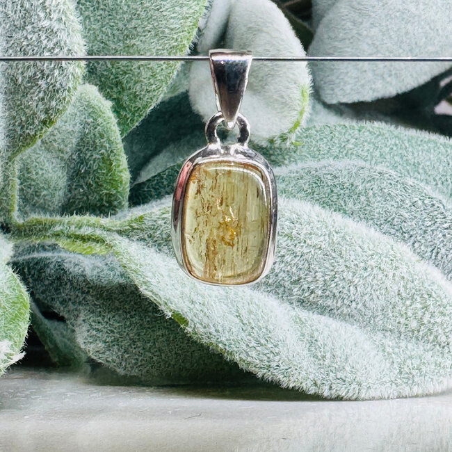 Imperial Topaz Pendants - Rectangle Bezel Set - Sterling Silver