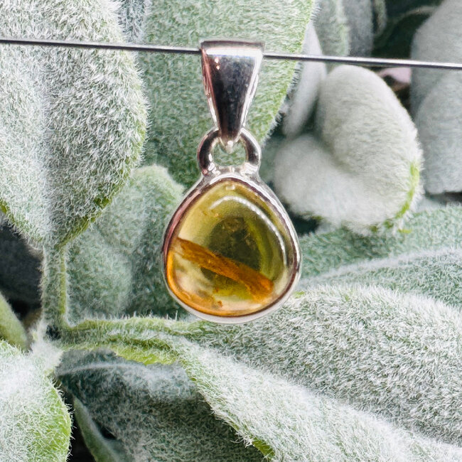 Imperial Topaz Pendants - Teardrop Pear #1 Bezel Set - Sterling Silver