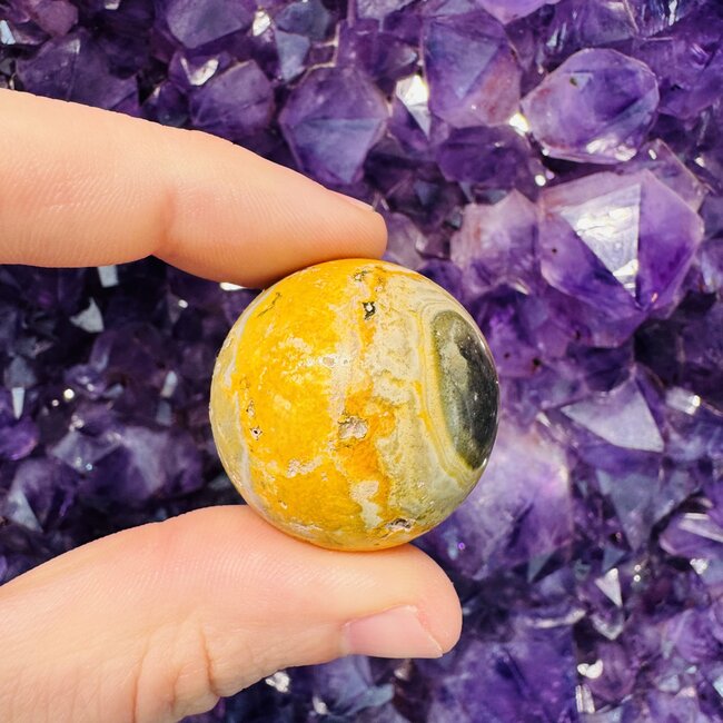 Bumblebee Jasper Sphere- 30mm