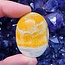 Bumblebee Jasper Palm Pillow Pocket Stone