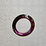 Circle Ring (Rainbow) Prism Suncatcher Sun Catcher - 50mm Iridescent Window Mirror Crystal - Faceted