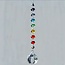 Chakra Suncatcher Sun Catcher with Faceted Crystal Prisms - Hangable (6") Home Decor Mirror Window