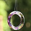 Circle Ring (Rainbow) Prism Suncatcher Sun Catcher - 50mm Iridescent Window Mirror Crystal - Faceted