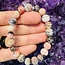 Strawberry Pink Opal Bracelet - 8-9mm