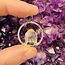 Clear Quartz Pendants - Rough Raw Natural Ring - Silver Plated
