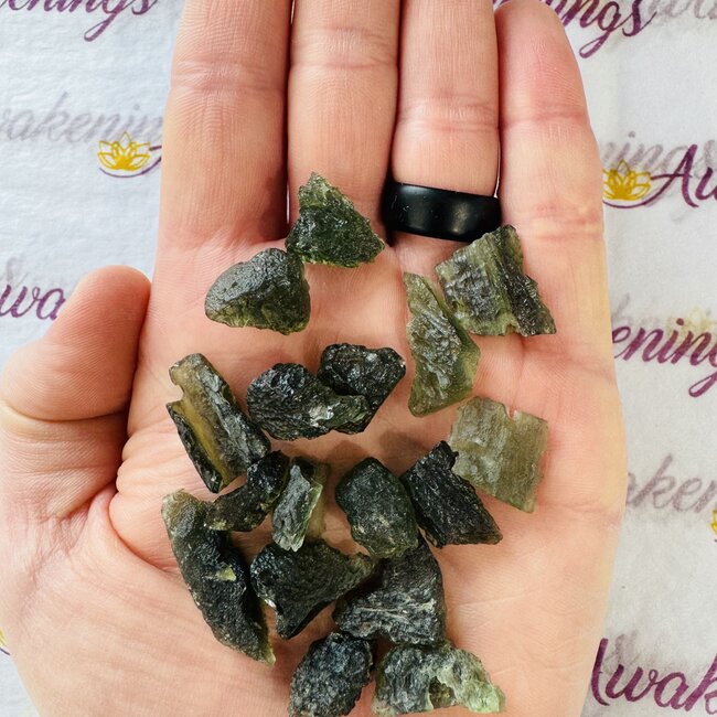 Moldavite (Large) - Rough Raw Natural (1.5-2 grams)