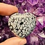 Snowflake Obsidian Puffy Hearts