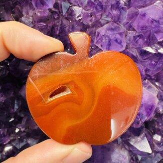 Carnelian Apples - Carving