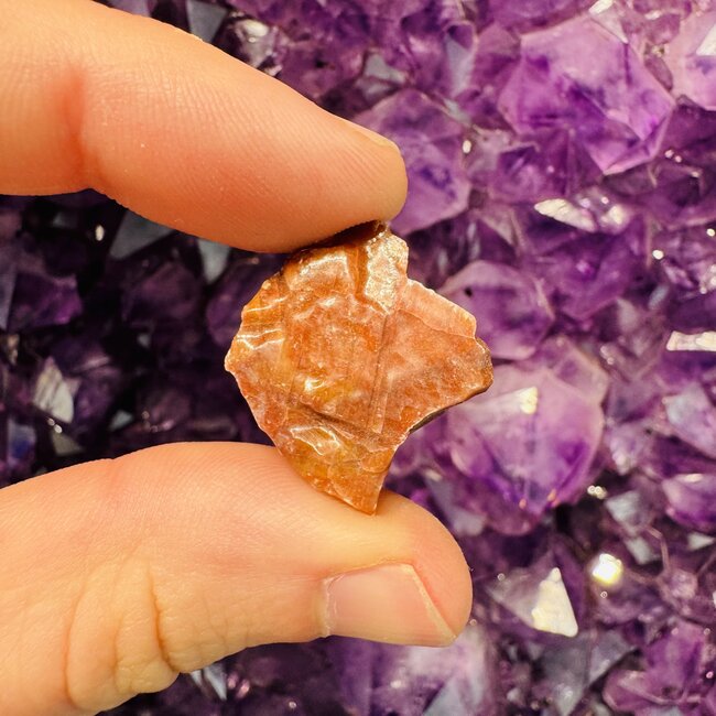 Red Calcite Small - Rough Raw Natural