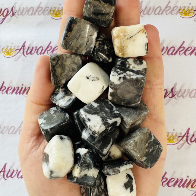 Zebra Agate Cubes 1"