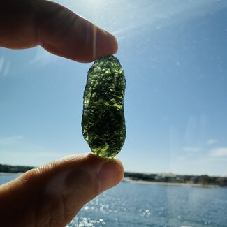 Moldavite Specimen - Rough Raw Natural 9.6 grams