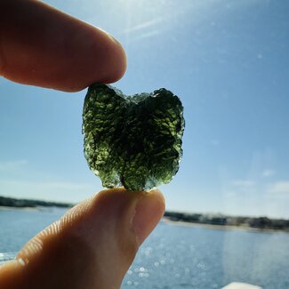 Moldavite Specimen - Rough Raw Natural 10 grams