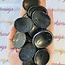 Black Tourmaline Worry (Thumb Fidget Relaxation Pocket) Stones - Medium Oval