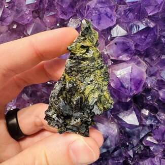 Green Epidote (Pistacite) - Medium Rough Raw Natural