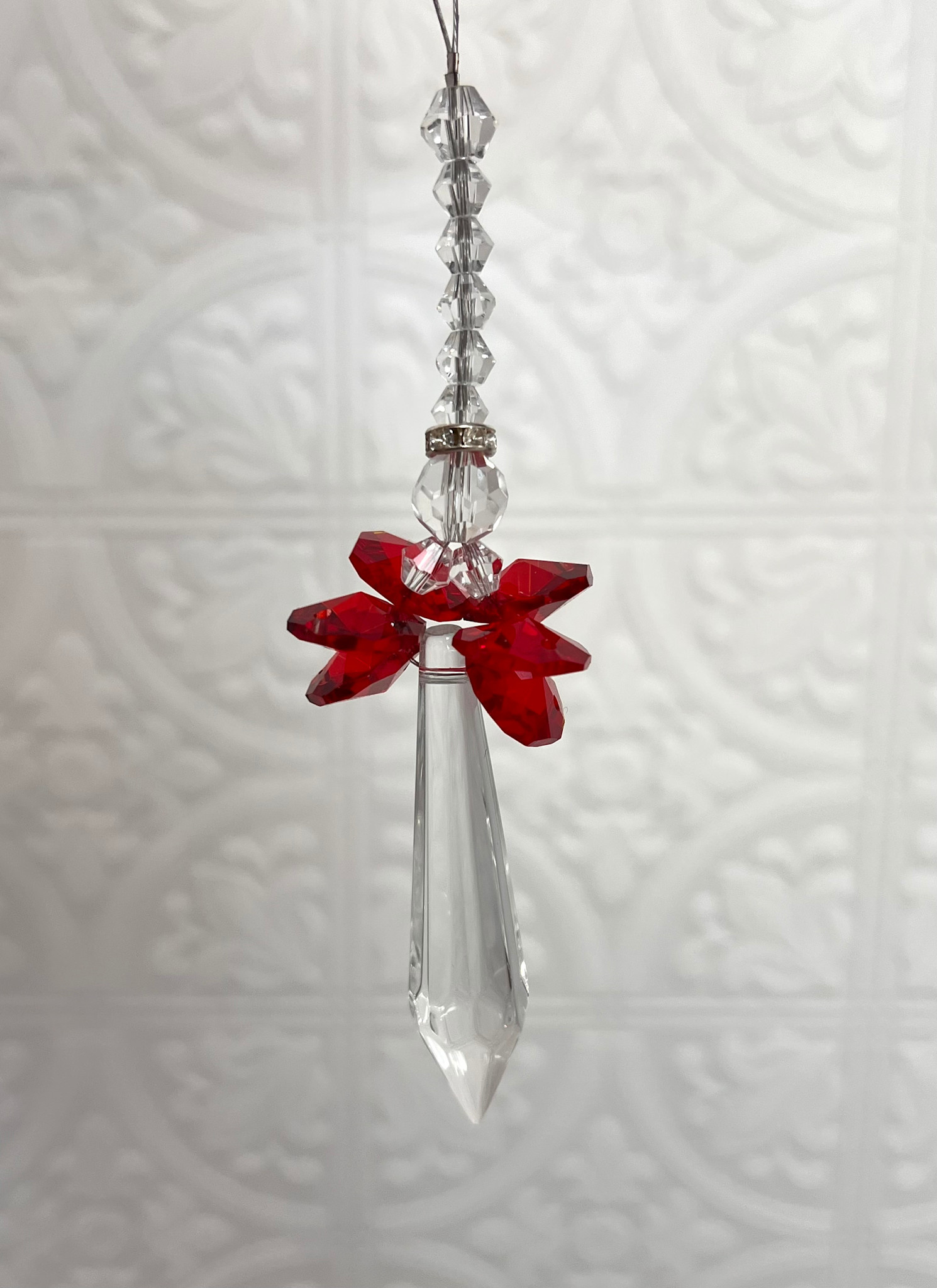 Crystal Guardian Angel Suncatchers in Birthstone Colors-Small | Animal Lover Gifts