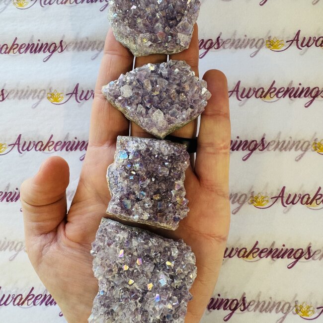 Purple Aura Amethyst - Large Rough Raw