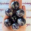 Chevron (Dream) Amethyst Sphere Orb - 30mm