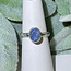 Australian Opal Rings - Size 6 Oval Bezel Set - Sterling Silver