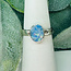Doublet Opal Rings - Size 6 Oval - Bezel Set Sterling Silver