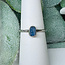 Blue Kyanite Rings - Size 6 Rough Raw Natural - Bezel Set Sterling Silver