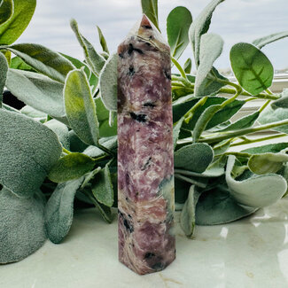 Pink Charoite Towers Points Generators - XL Extra Large 6-8"