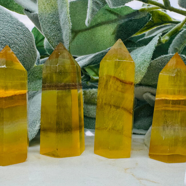 Yellow Fluorite Towers Points Generators - Small (1-3")