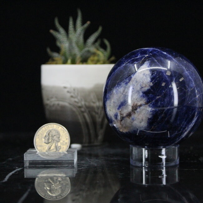 Sodalite Spheres Orb Globe - 60-65mm