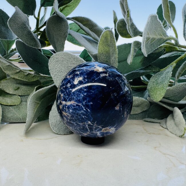 Sodalite Spheres Orb Globe - 60-65mm