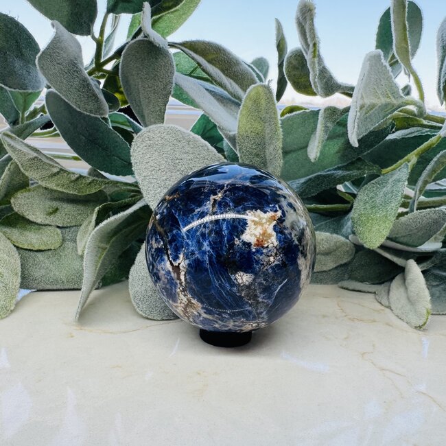 Sodalite Spheres Orb Globe - 60-65mm