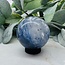 Blue Kyanite in Clear Quartz Sphere Orb - 40mm