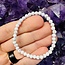 White Howlite (Magnesite) Children's Bracelet - 4mm - Child, Kid