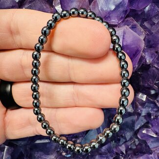 Hematite Children's Bracelets - 4mm - Child, Kid
