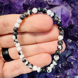Zebra Agate Bracelets - 4mm Mini