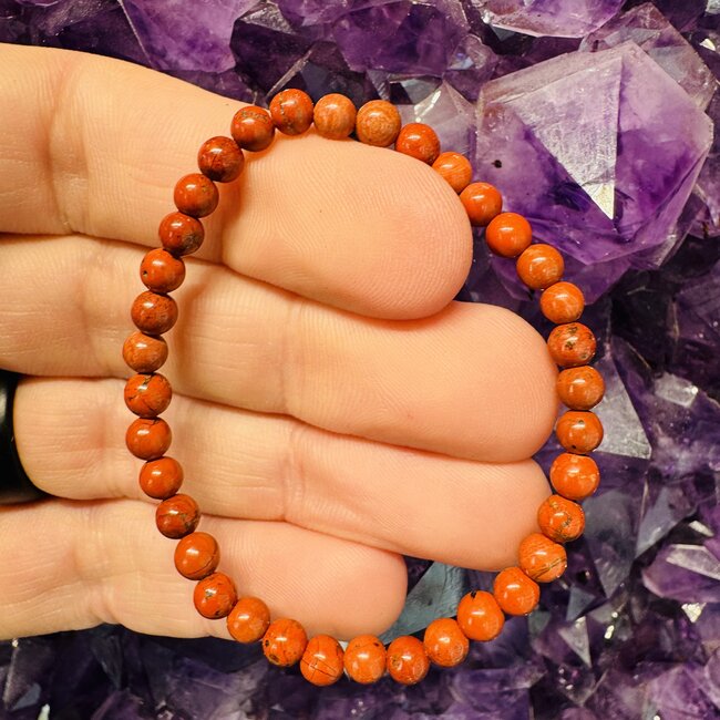 Red Jasper Children's Bracelets - 4mm - Child, Kid