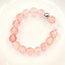 Cherry Quartz Rings - 4mm Adjustable Beaded Stretch Gemstone