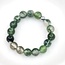 Moss Agate Rings - Adjustable Beaded Stretch Gemstone