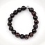 Garnet Rings - 4mm Adjustable Beaded Stretch Gemstone