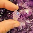 Aura Amethyst Flower Points - Small Clusters Rough Raw