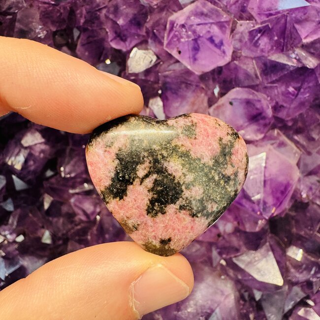 Rhodonite Hearts - Small