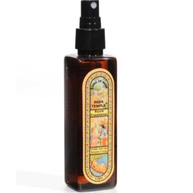 India Temple Room Spray - Room Freshener Deodorizer 100ml Bottle