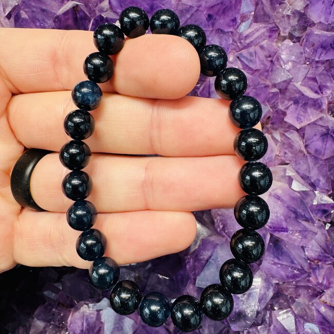 Dark Blue (Indicolite Paraiba) Tourmaline Bracelets - 8mm