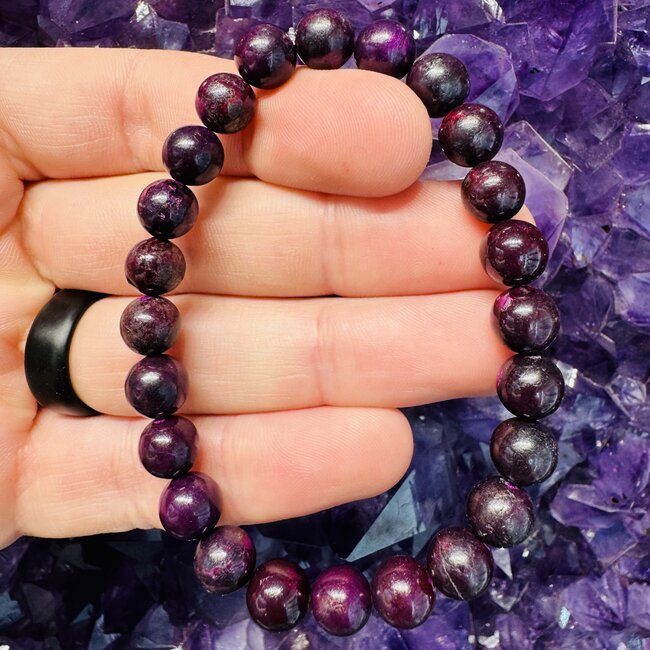 Purple Sugilite Bracelet - 8mm