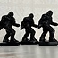 Black Obsidian Bigfoot Sasquatch - 3" Figurine, Statue, Carving Big Foot