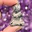 Yooperlite Aliens - Meditating 1.25" (3 cm) - Sitting Figurine Carving