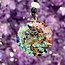 Seed of Life Inside Merkabah Orgonite Orgone Necklaces - Brown Braided Chain Gold Protection EMF 5G Geometric