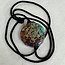 Metatron (Matatron) Orgonite Orgone Necklaces - Brown Braided Chain Gold Protection EMF 5G Geometric